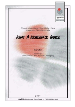 What A Wonderful World - Partitur