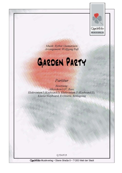 Garden Party - Stimmensatz