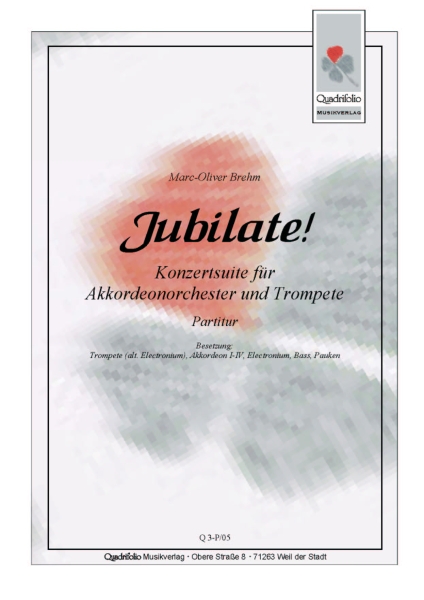 Jubilate! - Stimmensatz