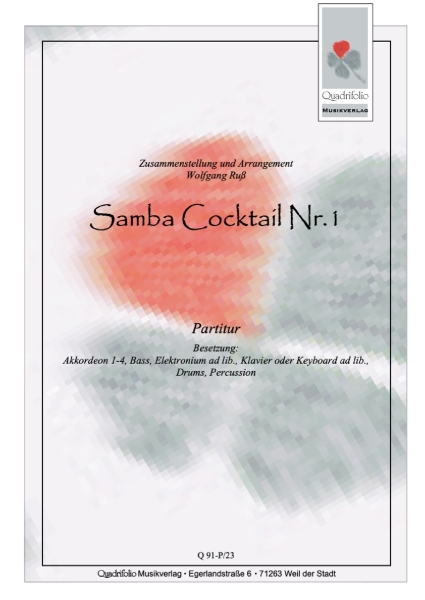Samba Cocktail Nr. 1 - Partitur